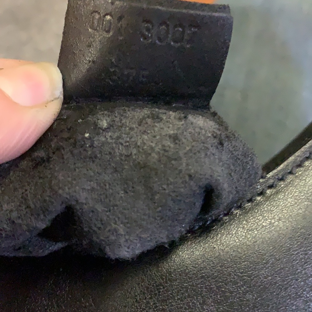 vintage GUCCI black calfskin leather‎ Bamboo handle shoulder hobo tote bag - Picture 5 of 12